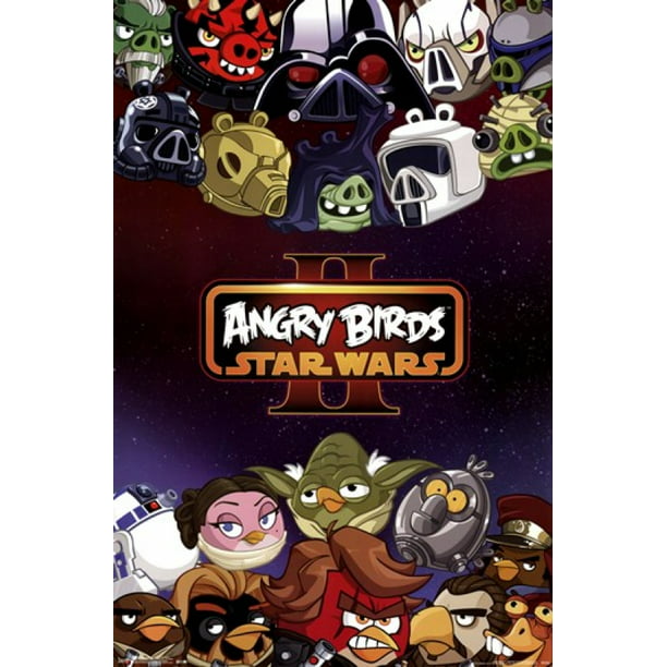 A4 A3 A2 Sets Available The Angry Birds Star Wars Art Poster Print Set